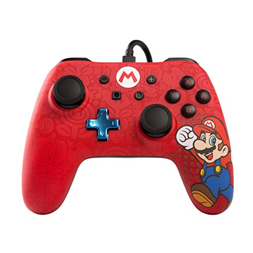 PowerA Wired Controller for Nintendo Switch - Mario, Gamepad, Game controller, Wired controller, Officially licensed [video game]