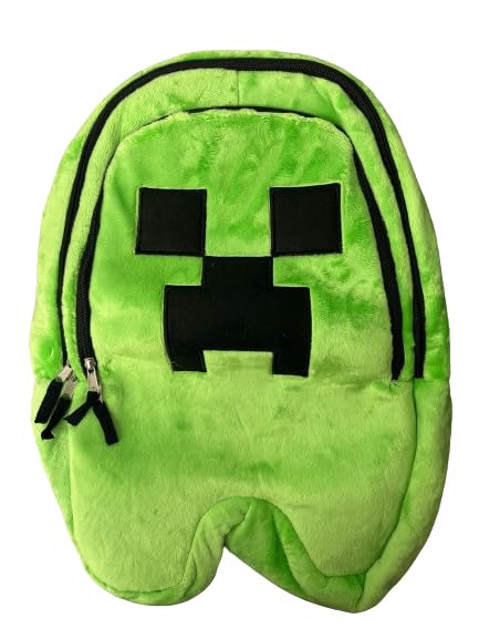 Creeper Backpack 16 Inches, Gaming Book bag with Double Compartment, Padded Adjustable Mesh Straps, & Padded Top Handle For Boys And Girls