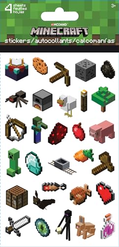 Minecraft - Standard Sticker - 4 Sheet