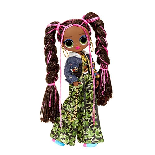 LOL Surprise OMG Remix Honeylicious Fashion Doll, Plays Music with 25 Surprises Including Shoes, Hair Brush, Doll Stand, Magazine, and Record Player Package - for Girls Ages 4+