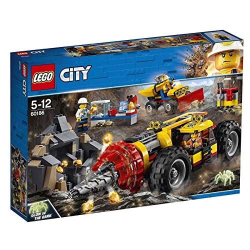 LEGO City Mining 6212412 Heavy Driller 60186 Building Kit (294 Piece)