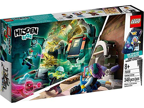 LEGO Hidden Side Newbury Subway 70430 Ghost Toy, Cool Augmented Reality Play Experience for Kids, New 2020 (348 Pieces)