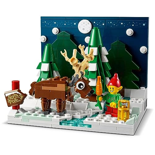 LEGO Exklusiv Set Vorgarten of The Weihnachtsmanns Limitiert 317 Teile