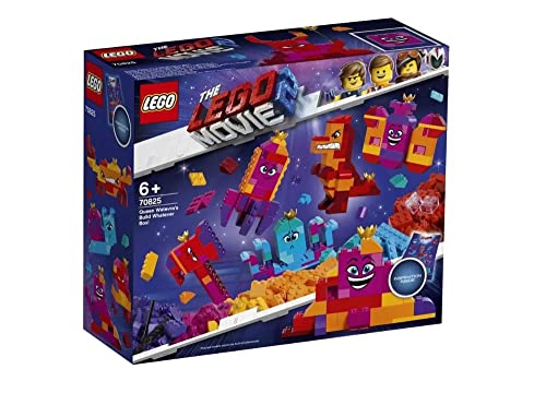 LEGO The LEGO Movie 2 Queen Watevra’s Build Whatever Box! 70825 Pretend Play Toy and Creative Building Kit for Girls and Boys , New 2019 (455 Pieces)