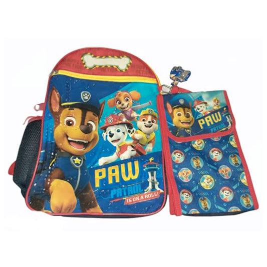 Fast Forward Paw Patrol Five-Piece Set Large Backpack Blue One Size