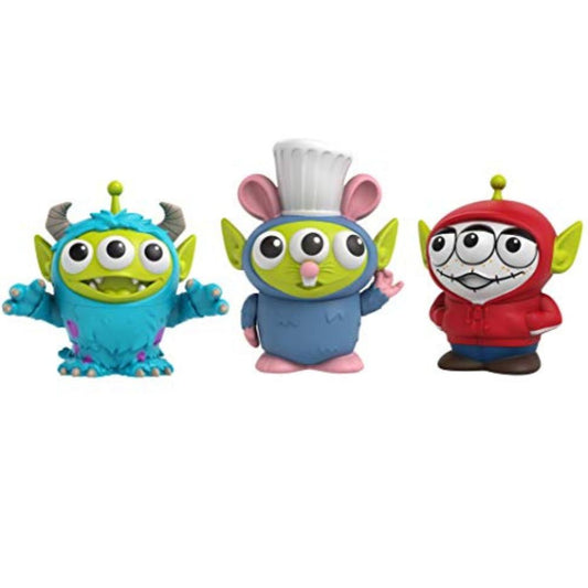 Mattel Pixar Alien Remix Toy Story Aliens Miguel, Sulley & Remy 3-Pack Toys, Movie Character Figures Approx 3-in, Collectors Gift Ages 6 Years & Up
