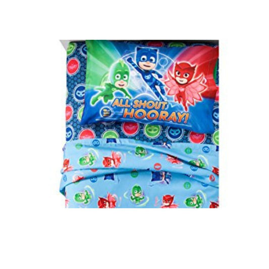 PJ Masks Twin Sheet Set "Its Hero Time"