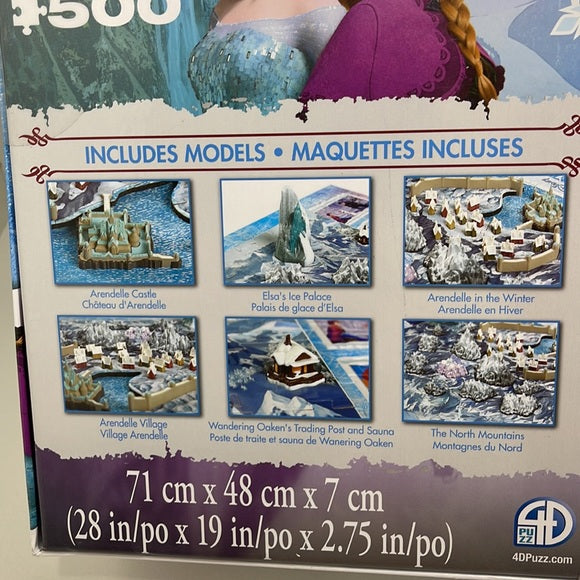 4D PUZZLE: DISNEY FROZEN PUZZLE OF ARENDELLE